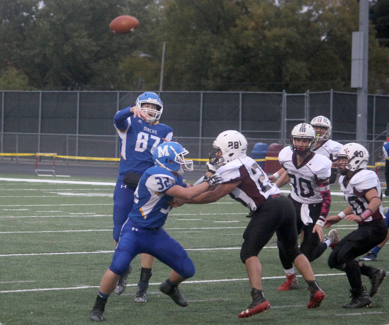 Elkhart Lake-Glenbeulah at McDonell football 10-4-19